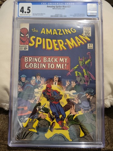 Amazing Spider-Man #27 CGC 4.5 Green Goblin Stan Lee Steve Ditko Art 1965