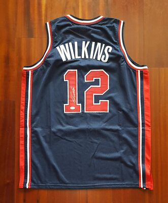 dominique wilkins signed jersey
