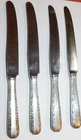 Lot of 4 Candlelight Towle Sterling Silver Knife Knives Mono  "B"