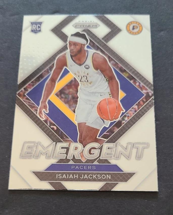 2021-22 Panini Prizm Emergent #2 Isaiah Jackson Rc Rookie Pacers