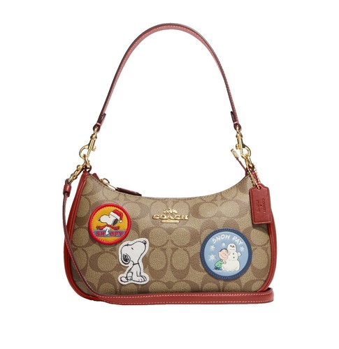 NEW Coach X Peanuts LUCY Small Crossbody Purse Bag Sig CBJ62