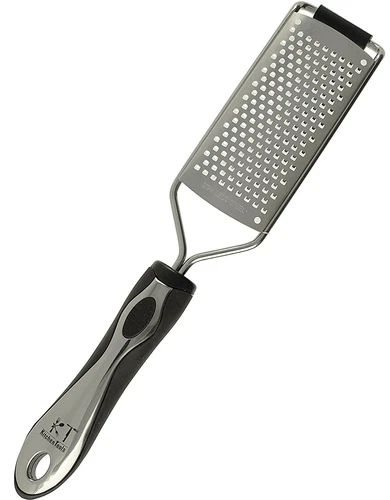 KT.KitchenTools Zester Grater with Extra Sharp Stainless Steel Blade, Handle and