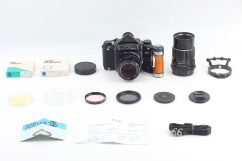 [ près De Mint ] PENTAX 67 6x7 Eye Level Caméra à Film T 105mm 200mm Verres - Photo 1/13