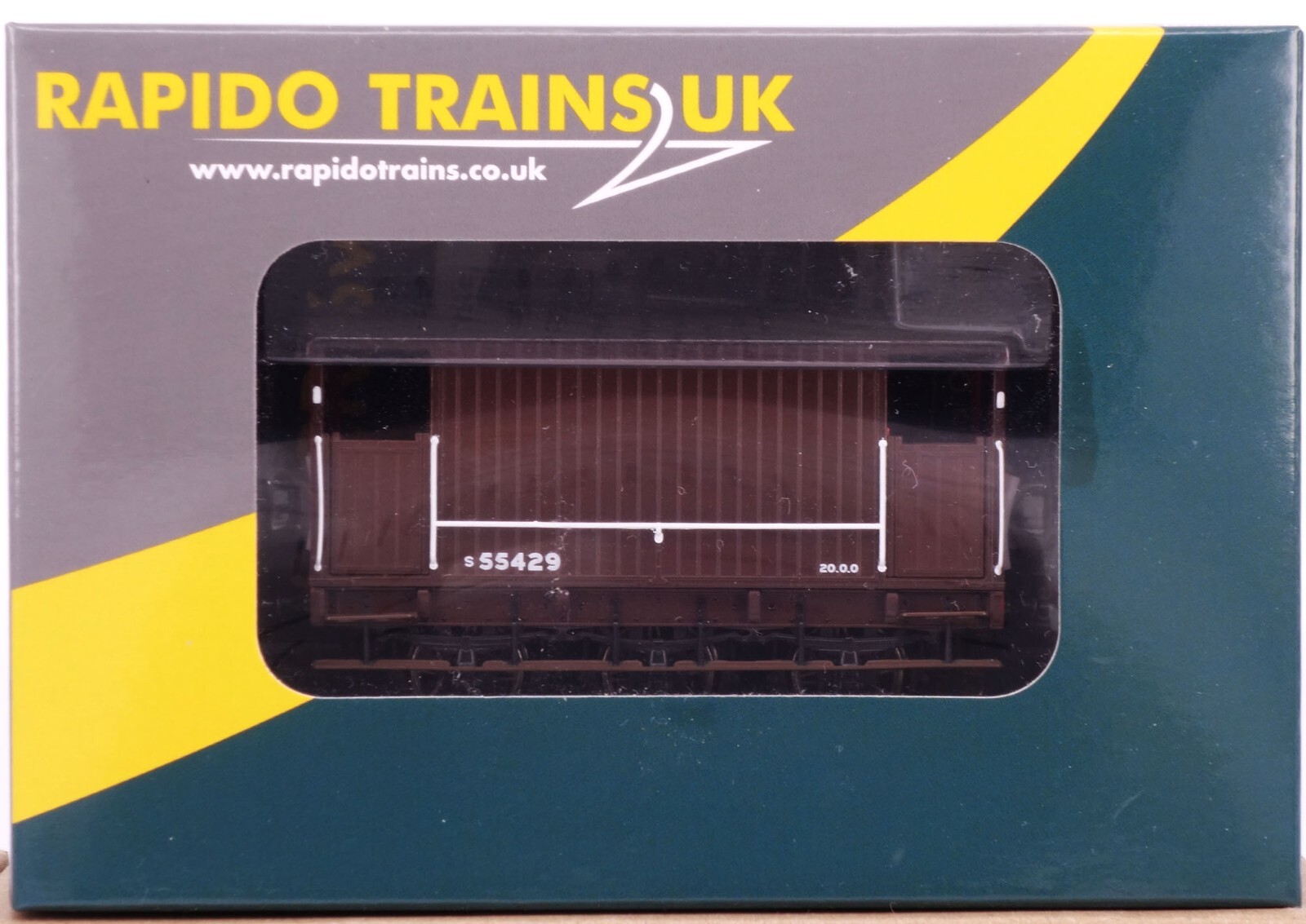 RAPIDO 931007 - SECR 6-Wheel Brake Van - SR Brown (Post-36) [NEW]