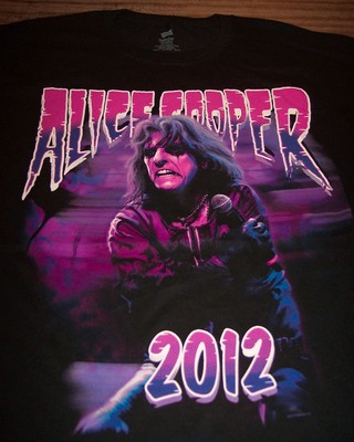 ALICE COOPER 2012 TOUR VIP T-Shirt MENS MEDIUM NEW