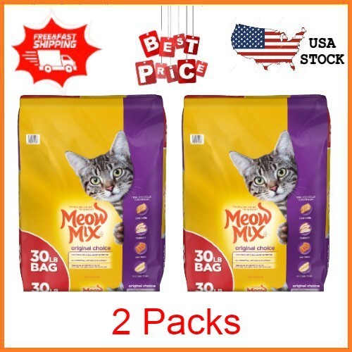 Meow Mix Original Choice Dry Cat Food, 60 Pounds