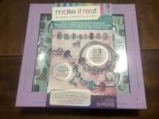 Make It Real: DIY Jewelry Kit-Create 3 Bracelets 28 Pieces Tweens Girls Ages 8