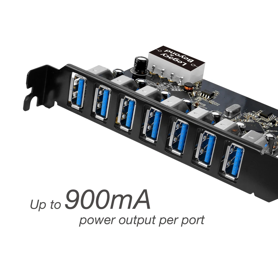 SIIG USB 3.0 7端口外置PCIe主机适配器-支持UASP (LB-US0514-S1) — 第 3/4 张图片