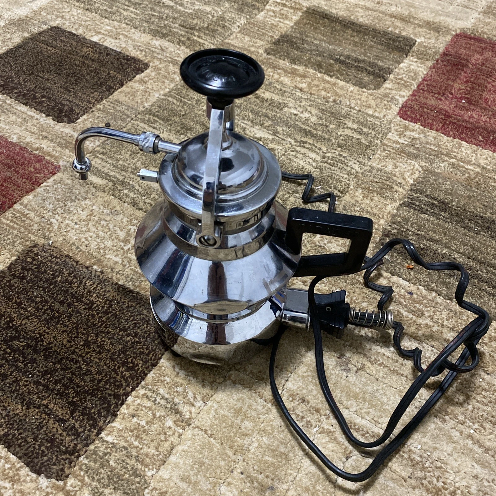 Zappia Paradiso Art Deco Espresso Maker Electric Model A - Does Have Dent