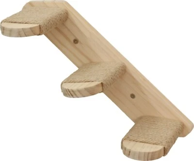 KERBL Katzenleiter Katzen Treppe Timber Aufsteighilfe Kletterwand Wand