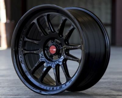 18x8.5 5x114.3 Aodhan Ah07 Gloss Black Wheels 18
