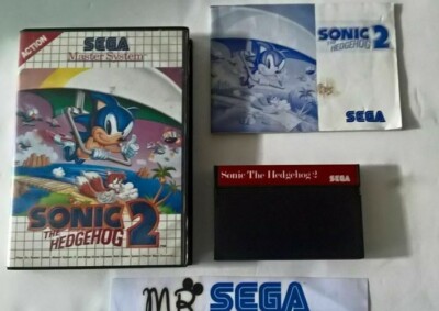 SONIC THE HEDGEHOG 2 für SEGA MASTER SYSTEM SELTEN & SCHWER ZU FINDEN