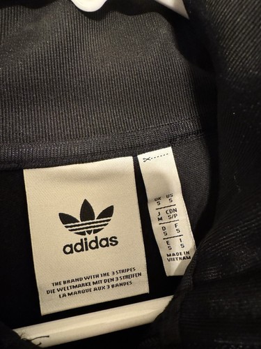 Small adidas Originals Men's BECKENBAUER TRACKSUIT JACKET & XS PANTS Black - Picture 4 of 5