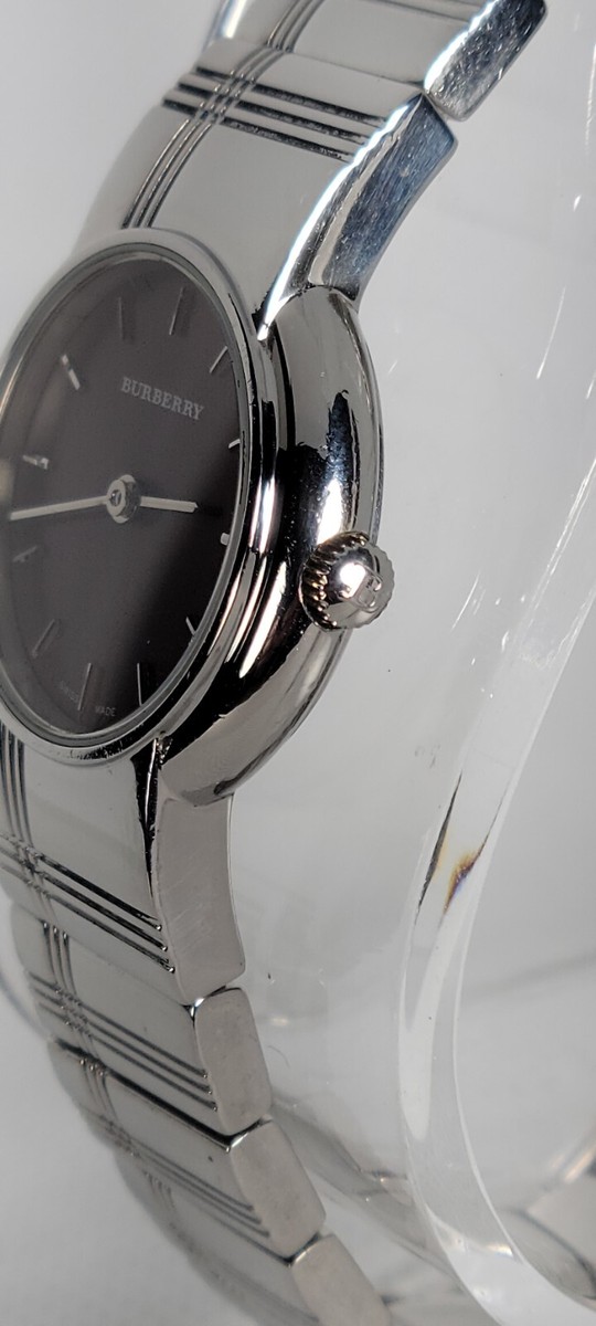 BURBERRY SWISS MADE 25mm Women's Stainless Steel Water Resistan