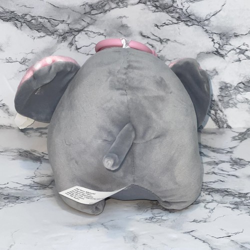 Hug fun International Plush Gray Elephant Sewn Eyes Baby Nursery Hand held ring - Picture 4 of 12