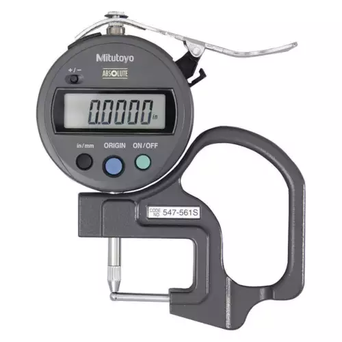 MITUTOYO 547-561S Digital Thickness Gauge,Acc +/-0.001 in 33RK40
