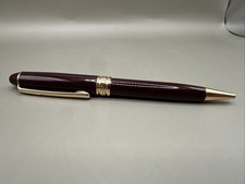 Vintage 90s Sharp International Burgundy & Gold Accent Twist Ballpoint Pen