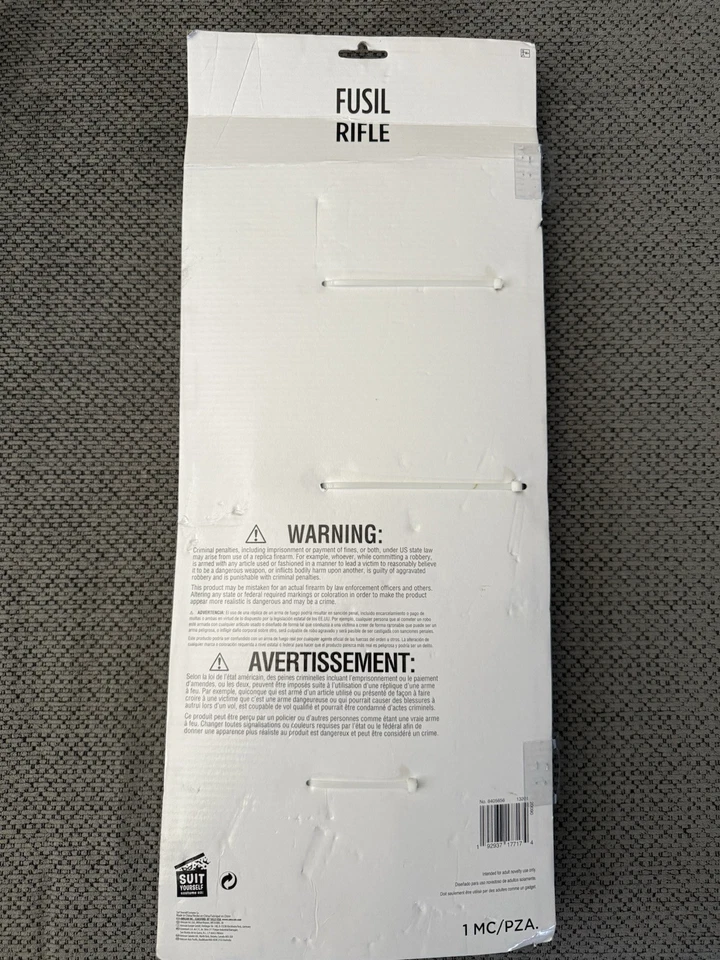 Rifle de juguete militar para juegos Amscan Foto 3 de 3