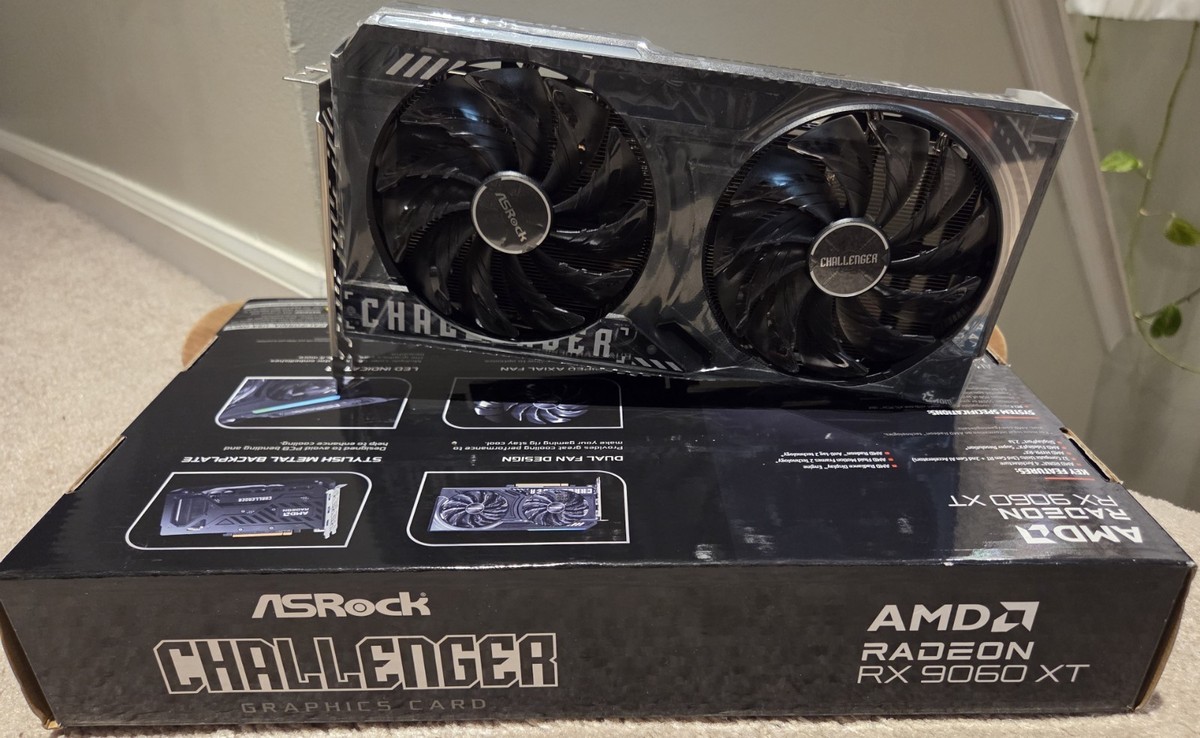 ASRock Challenger Radeon RX 9060 XT 16GB GDDR6 PCI Express