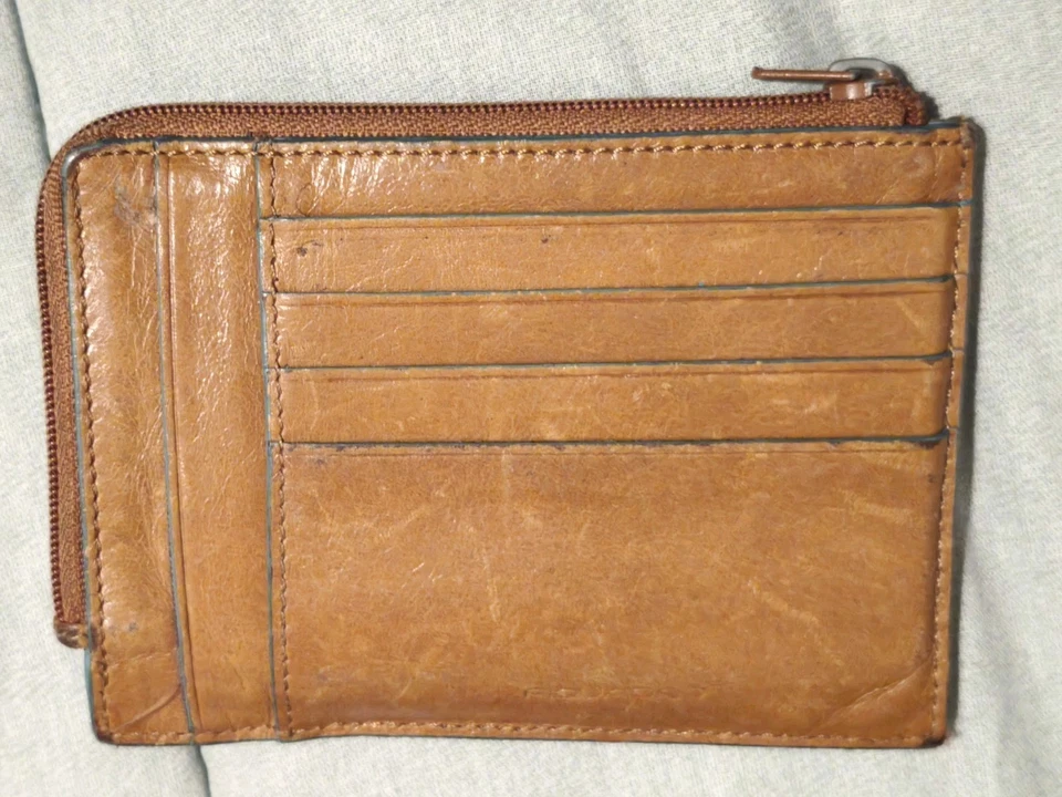 PIQUADRO Portafoglio Uomo Pelle Marrone - Immagine 2 di 4