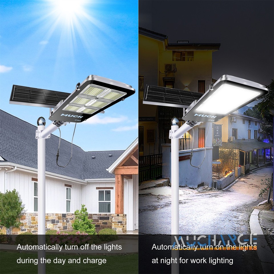 Solar Bright 10000W Commercial Solar Street Lights Outdoor Dusk to Dawn Solar Bright ...