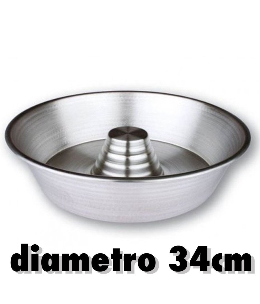 Stampo Da Forno Ruoto Con Cono Ciambelle Casatielli Bakery Torte Rustici Cm.34