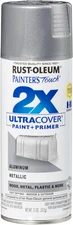 334058 Painter'S Touch 2X Ultra Cover Spray Paint, 11 Oz, Metallic Aluminum