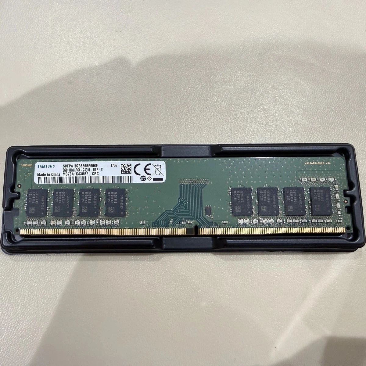 Samsung DDR4 SDRAM 8 GB Capacity per Module RAM 2 Modules for sale