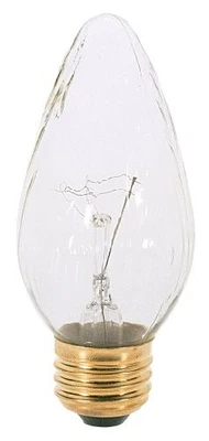 Satco S3363 120V Medium Base 25-Watt F15 Light Bulb, Clear - Image 1 of 4