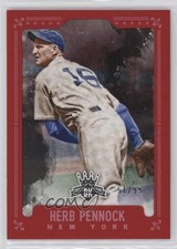2017 Panini Diamond Kings Red Framed 51/99 Herb Pennock #13 HOF 0l2