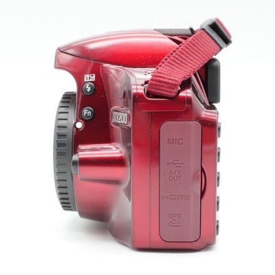 Nikon D3200 24.2 MP Digital SLR Camera - Red (Kit w/ AF-S DX VR 18