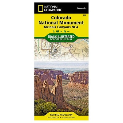 National Geographic Colorado National Monument Trail Map - Topo, Recreation, &