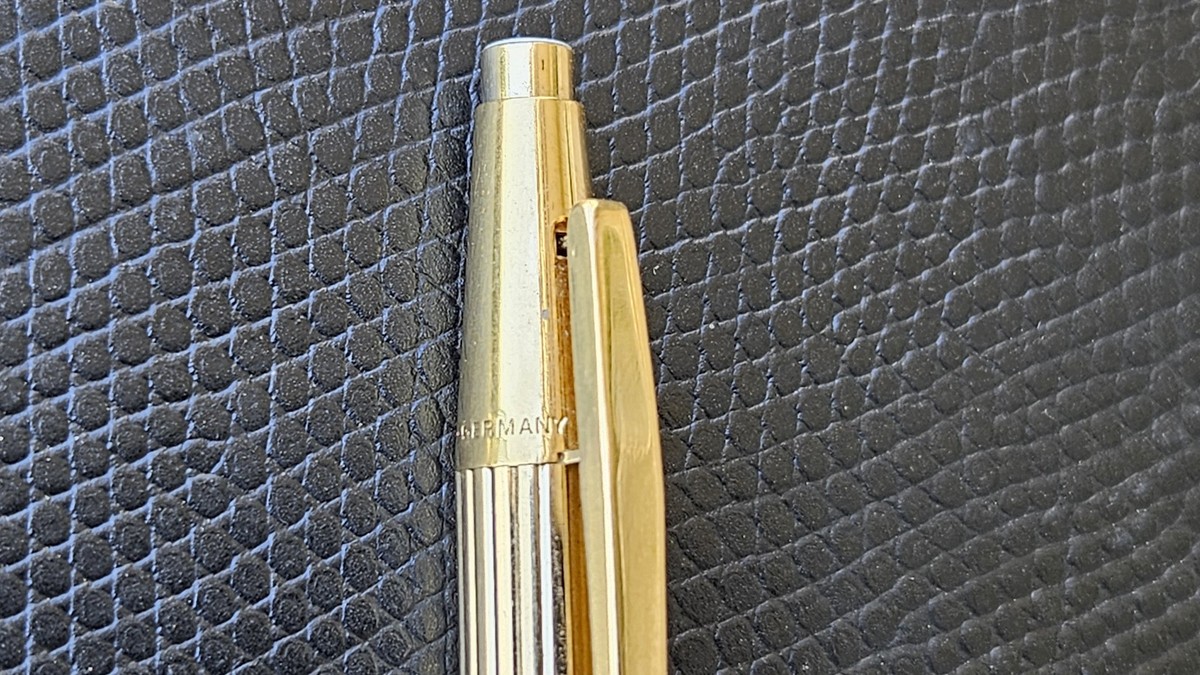 70's Montblanc Noblesse Mechanical Pencil Gold Plated, 0.9 mm Lead