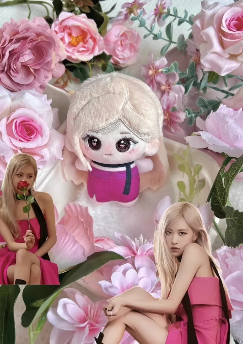 KPOP BLACKPINK Rosé 10cm Plush Doll Rose Cotton Doll IDOL
