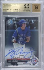 2017 Bowman Draft Chrome Pick Kacy Clemens #CDA-KC BGS 9.5 GEM MINT Auto 0a2
