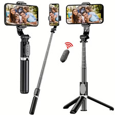 40  Selfie Stick Tripod with Wireless Remote, 360  Rotation, Anti-Shake