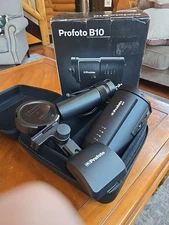 Profoto B10 Off Camera Flash & Continuous Video Light with battery Case Box All