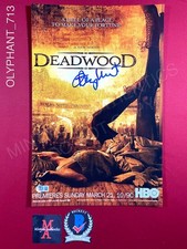 Timothy Olyphant autographed signed 11x17 photo Deadwood Beckett COA
