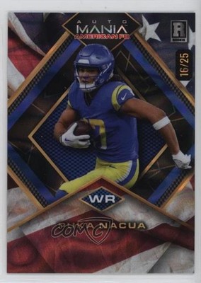 2024 Wild Card Auto Mania American Football Preview Diamond 16/25 Puka Nacua o7m