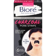 Biore Charcoal Deep Cleansing Pore Strips 6 Count