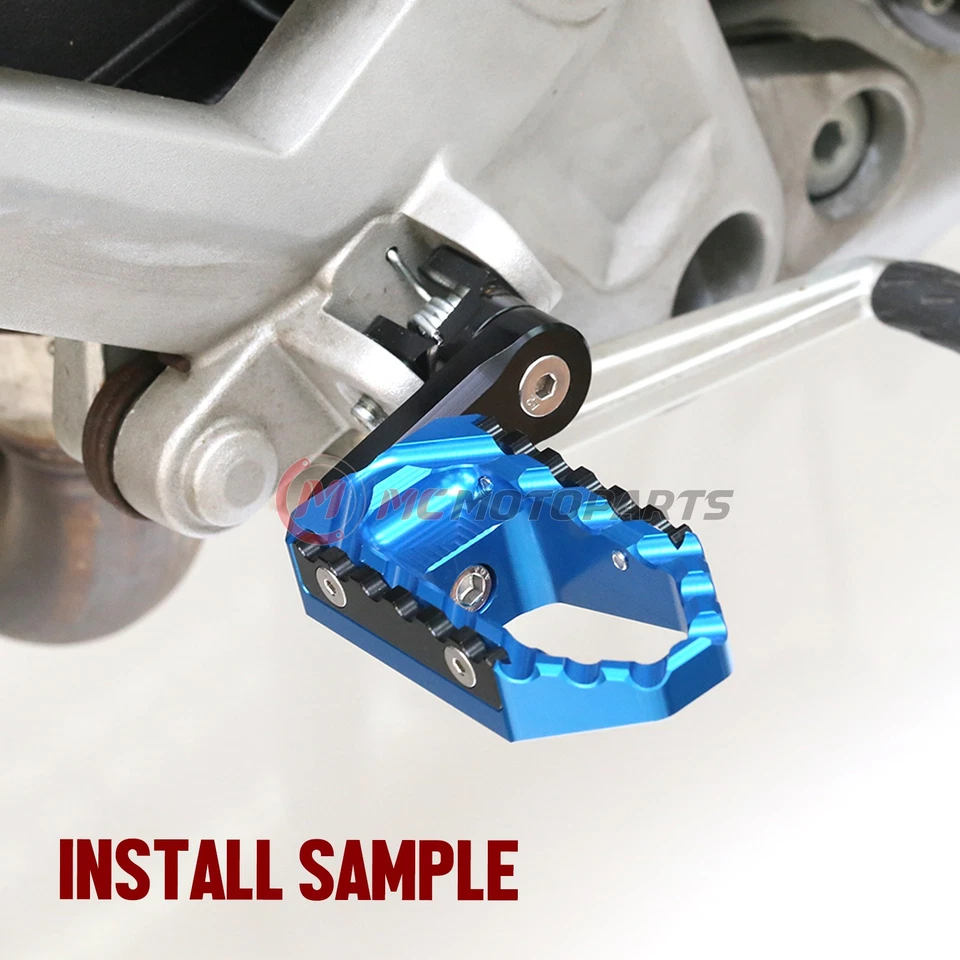 Clavijas de pie TRC azules Rider 25 mm ajustables para Suzuki GSX-S1000 2024 Foto 2 de 4