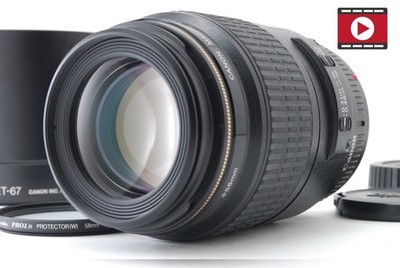  [MINT w/ Hood] Canon EF 100mm f2.8 Macro USM AF Lens From JAPAN