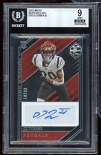 DJ Turner Rookie Card 2023 Limited Silver Spotlight (16/99) #216 BGS 9. rookie card picture
