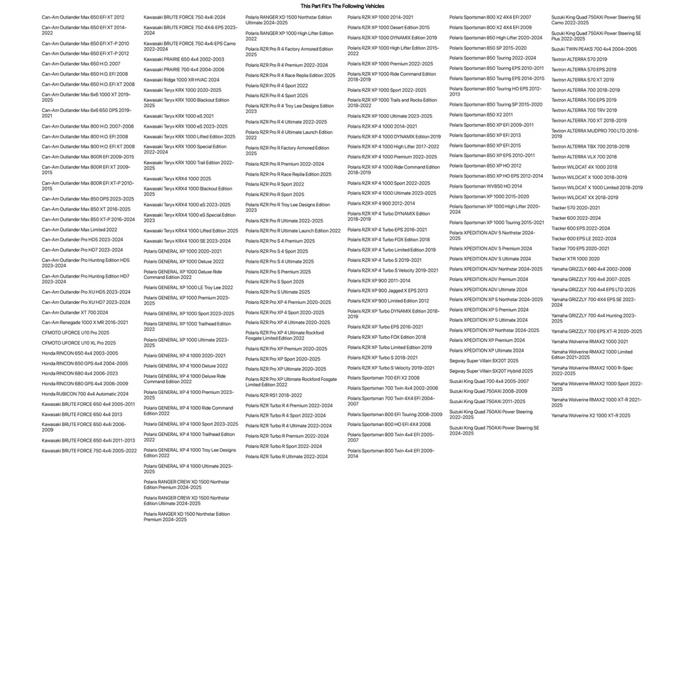 Tusk Aramid Terrabite® 10 Ply Tire 32x10-15 For ARCTIC CAT Prowler 1000 XTZ EFI Foto 3 de 4