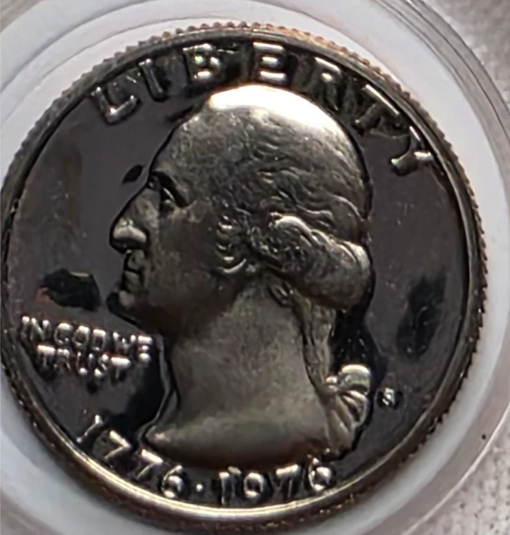 FLAWLESS S MINT BICENTENNIAL QUARTER 1776-1976 w/DDO verity - Image 2 of 4