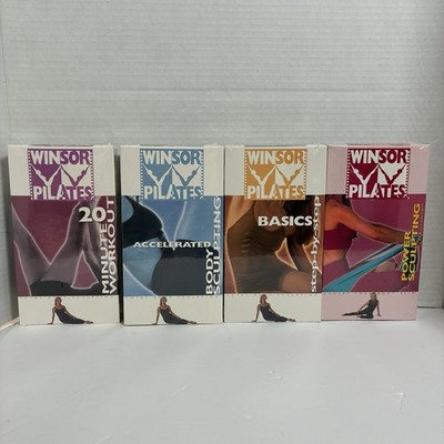 LOT OF 4 Winsor Pilates VHS Set 20 Min Workout Body/Power Sculpting Basic SEALED