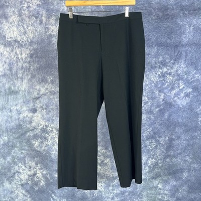 Hillard & Hanson Black Dress Pants 16P Womens Petite Business Casual Work Slacks