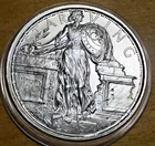 1oz SILVER ZOMBUCK CURRENCY OF THE APOCALYPSE "STARVING" 1oz SILVER ROUND