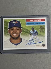 2025 Topps Archives ‘56 Topps Fan Favorite Autographs #56FFA-LJ Leo Jimenez RC