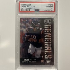 2024 Topps Finest Field Generals Caleb Williams #FG-19 PSA 10 GEM MT Rookie RC